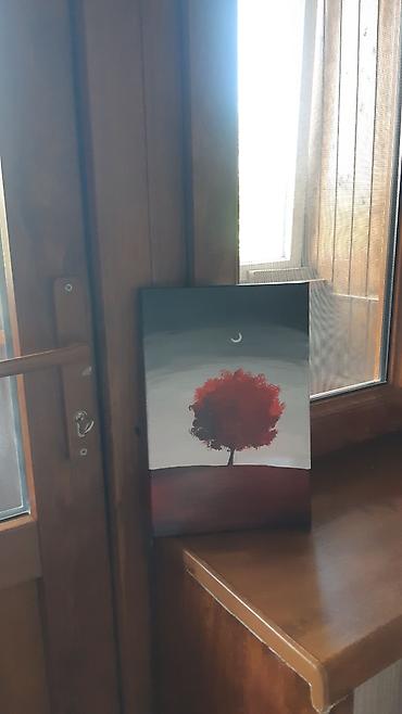 ay sekilleri: Akril tablo kolleksiyası – əl işi - Texnika: akril boya - Osnova — 4