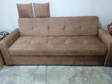 продаю диван новый: Прямой диван, цвет - Коричневый, Новый