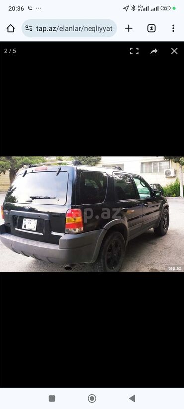 gurcustan ford bazari: Ford Escape: 3 l | 2001 il 230400 km Ofrouder/SUV