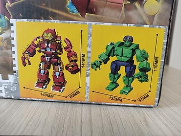 marvel legends: Конструктор Heroes Assemble MG1396 “MK42 Battle Hulk” (совместимые — 3