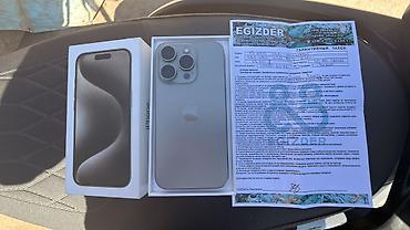 apple 16pro max: IPhone 15 Pro, Б/у, 256 ГБ, Natural Titanium, Коробка, 86 % — 1
