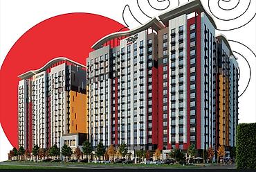 токио сити бишкек: 3 комнаты, 82 м², ул. Горького / Алматинка Элитка, 14 этаж — 1