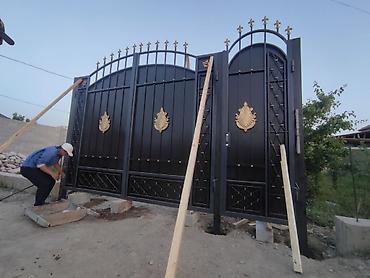 Ачылма дарбазалар: Ворота Бишкек, штампованные ворота на заказ, цена соответствует — 2