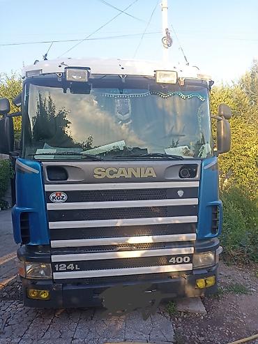 howo tx: Тягач, Scania, 1998 г., Тентованный — 1