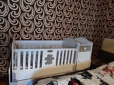 Beşiklər: Oğlan və qız üçün, İşlənmiş, Beşik, Matras ilə — 3