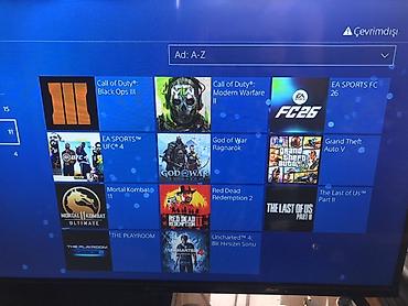 PS4 (Sony Playstation 4): PlayStation 4 Pro (PS4 Pro) oyun konsolu dəsti - Model: PS4 Pro, 4K/ — 2