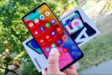 samsung a2 core: Samsung Galaxy A51, Колдонулган, 256 ГБ, түсү - Кара, 2 SIM