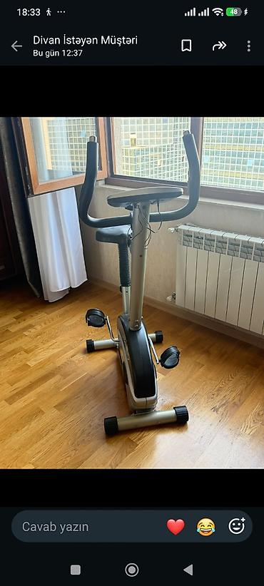 Velotrenajor. 200 AZN . ideal vəziyyətdədi 110 kq çəki götürür ünvan at lalafo.az — 4 Velotrenajor. 200 AZN . ideal vəziyyətdədi 110 kq çəki götürür ünvan — 4