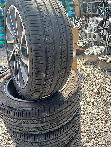 Колеса в сборе: Hyundai orijinal yüngül lehimli disklər ideal vəziyyətdə r-18 — 3