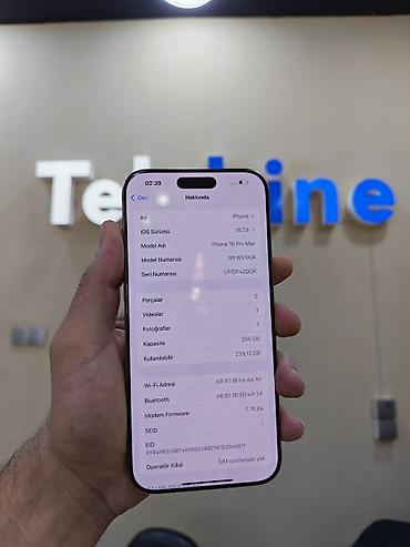 iphone usb: IPhone 16 Pro Max, 256 GB, Desert Titanium, Face ID, Sənədlərlə, Zəmanət — 3