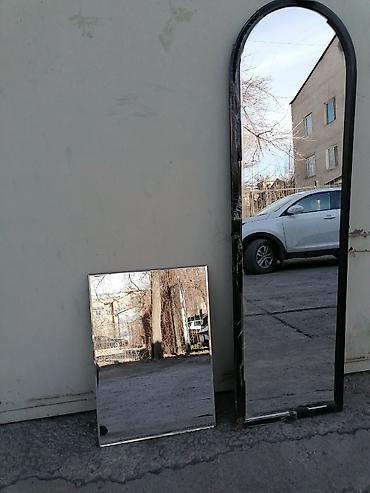 купить зеркало в ванну: Зеркальное полотно в рамке. 400 сом. И настенное зеркало 150 сом — 1