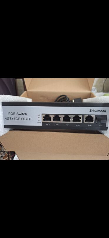 modemler: POE Switch SH-PG004 4 PORT GIGABIT with 1*RJ45 uplink + 1*SFP