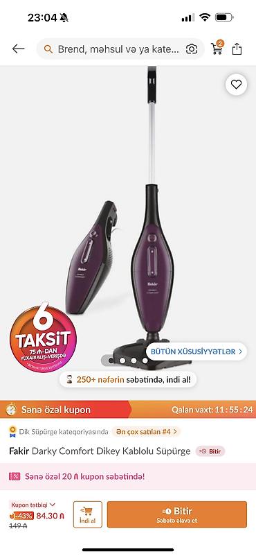 Trendyoldan hədiyyə alınlb.1 dəfə işlədilib.Evdə robot tozsoran var lalafo.az -da Trendyoldan hədiyyə alınlb.1 dəfə işlədilib.Evdə robot tozsoran var