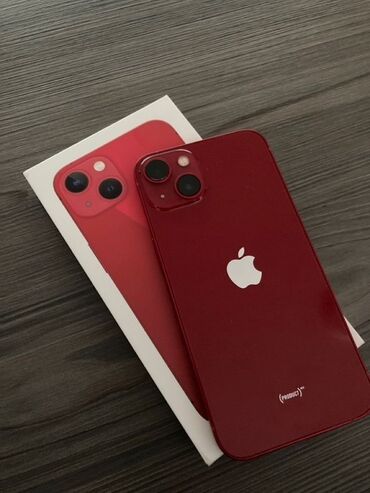 модели для фото: IPhone 13, Колдонулган, 128 ГБ, Кызыл, Куту