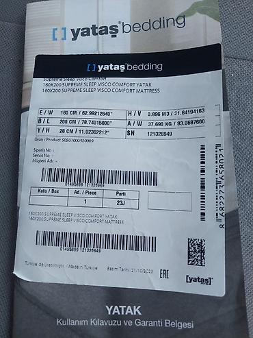 yataş matras: Yataş Bedding – Supreme Sleep Visco Comfort döşək - Ölçü: 160 x 200 — 2