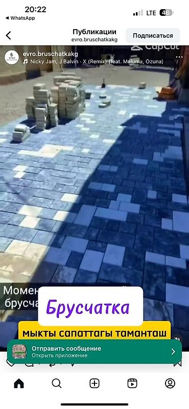 Тротуарная плитка: Тротуарная плитка «под мрамор» (color-mix) - Фактура: имитация — 7