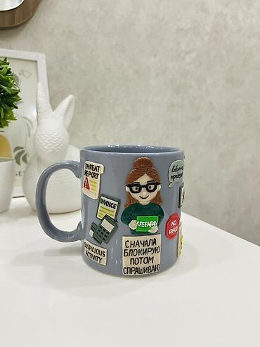 stranger things figur: Fincanlar, rəng - Mavi, Keramika, 1 əd — 10