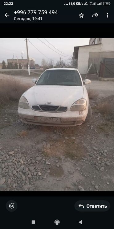 Daewoo: Daewoo Nubira: 1999 г., 1.8 л, Механика, Бензин, Седан