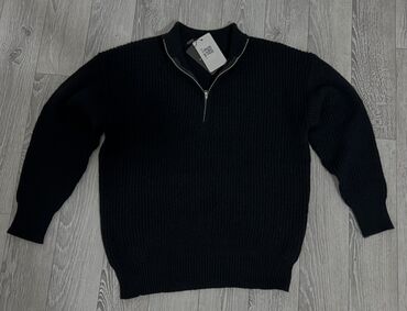 флиски найк бишкек: Тёплый вязаный свитер с молнией до середины груди (half-zip)