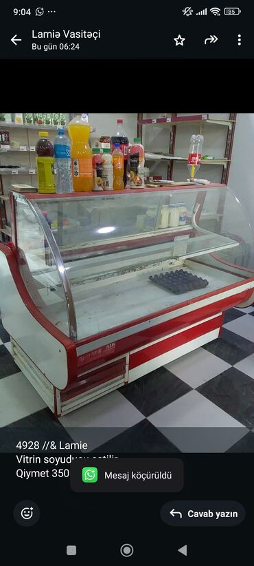 Biznes üçün program təminatı: 4928 //& Lamie Vitrin soyuducu satilir Qiymet 350 azn Hec bir