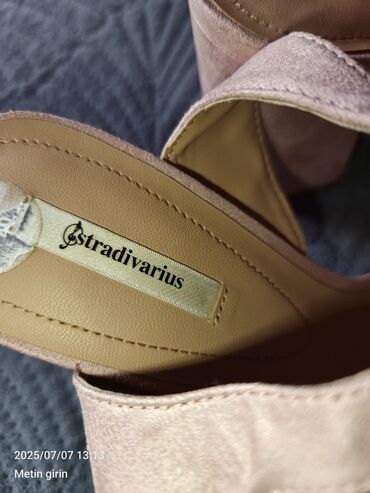 Basanoşka və səndəllər: Stradivarius, Ölçü: 39, rəng - Çəhrayı, Yeni — 3