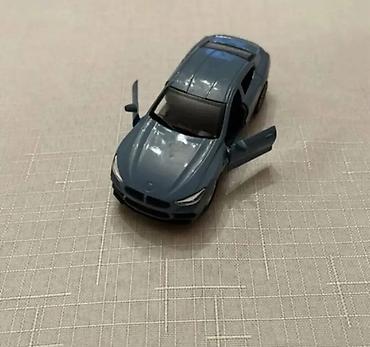 Oyuncaq nəqliyyat: BMW miniatür model avtomobil – metal gövdəli, mavi rəng. Realistik — 2