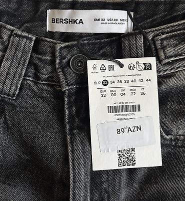 Джинсы: Bershka qadinlar üçün şalvar – model art. 5015/666/800 - Parça: 100% — 4