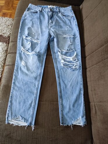 guess jeans karirane pamuk: Zenske farmerke, vel XL. NOVE! Cena 1000 rsd