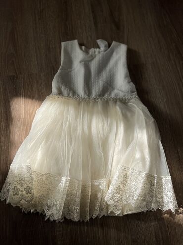 продаю детское платье: Детское платье, цвет - Белый, Новый