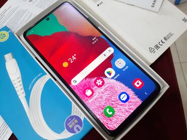 samsung a0: Samsung A51, 64 GB, rəng - Qara, Zəmanət, Düyməli, Sensor