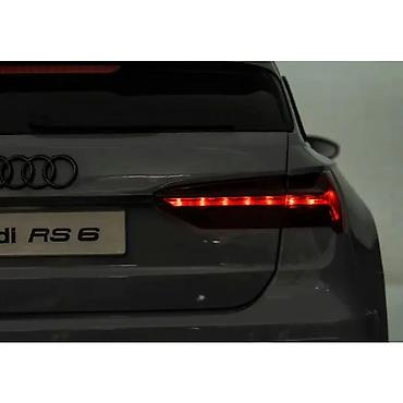 Dečiji električni automobili: Audi RS6 – licencirani auto na akumulator za decu (Beli) Šifra — 11
