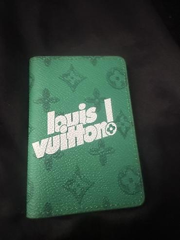 Portmone, pulqabıları: Louis Vuitton kart qabı / pasport cüzdanı - Rəng: yaşıl, üzərində — 3