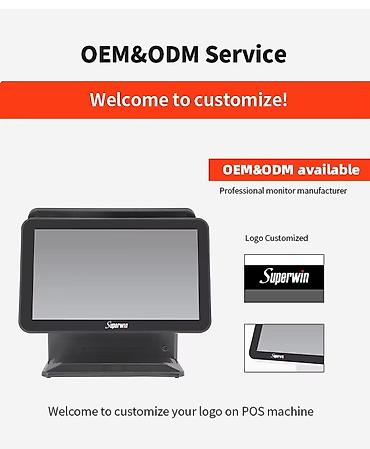 pos: Двухэкранный POS‑терминал Superwin POS-Моноблок CY-62K Intel i5-3Gen — 8