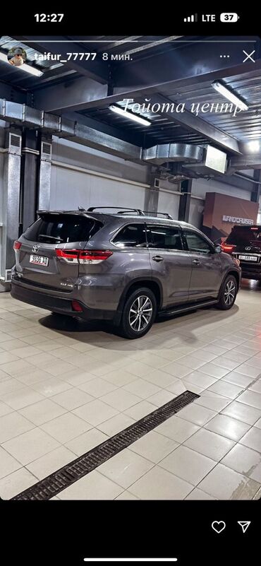 Toyota: Toyota Highlander: 2017 г., 3.5 л, Автомат, Бензин, Кроссовер