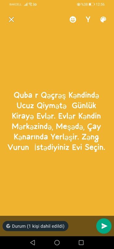 Günlük kirayə evlər: 80 kv. m, 3 otaqlı, İnternet, Qaz, Kombi — 24