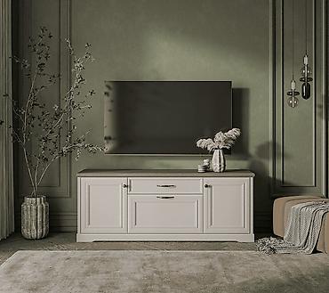 евромебель: Артикул: 00067203 Тоскана NEW Тумба RTV 3D1S, Персидский — 2