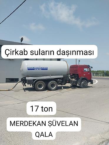tamet daslar: Xidmət: Çirkab sularının daşınması və hovuzların boşaldılması - — 2