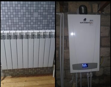 kombi və radiator: *ZB* *3 ilin kombisidi 24 letrdi yeniden secilmir 5 radiator 1 dene