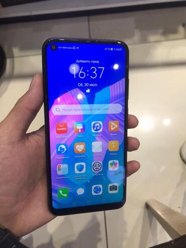 телефон хуавей: Huawei P40 lite E, Б/у, 64 ГБ, цвет - Черный, 2 SIM