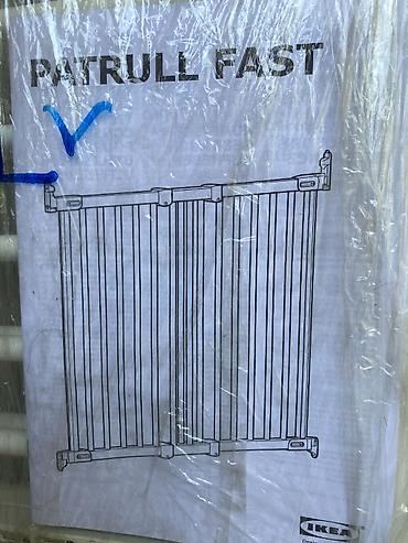 детские ограждения: Детские защитные ворота IKEA Patrull Fast. Покупали для себя. - — 5