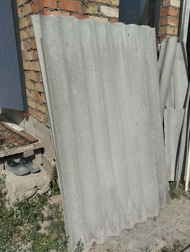 тратуарная плитка бу: Шифер, Асбестоцементный, 8 волновой, Кант ТШП, Б/у