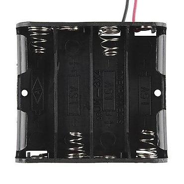 mikro it: 4’lü AA Batareya Yuvası – Arduino ilə uyğun - AA ölçülü 4 ədəd — 2