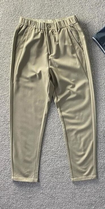 бежевые брюки: Брюки M (EU 38), цвет - Бежевый