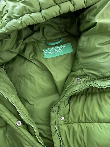 Куртки: Пуховик куртка, Benetton, XL — 2