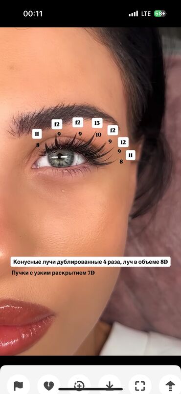 Ресницы: Ресницы, Голливуд, Классика, 2D, С выездом на дом, Консультация, Гипоаллергенные материалы — 21