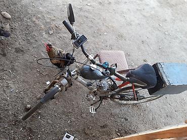 50 kub moped: Benzinlə işləyən motorlu velosiped - Velosiped şassisi üzərində — 1