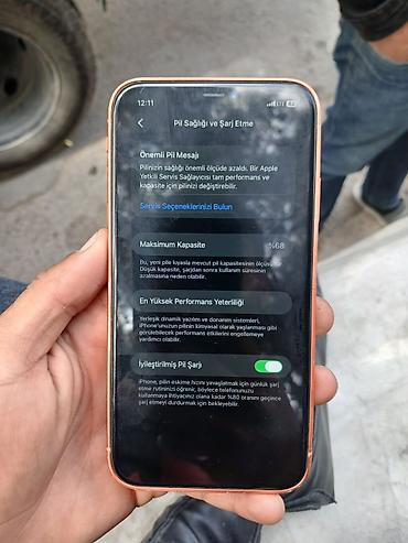 iphone 5e: IPhone 11, 64 GB, Narıncı, Simsiz şarj, Face ID — 6