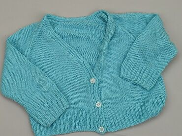 sweterek na szydelku dla noworodka: Kardigan, 3-6 m, stan - Bardzo dobry