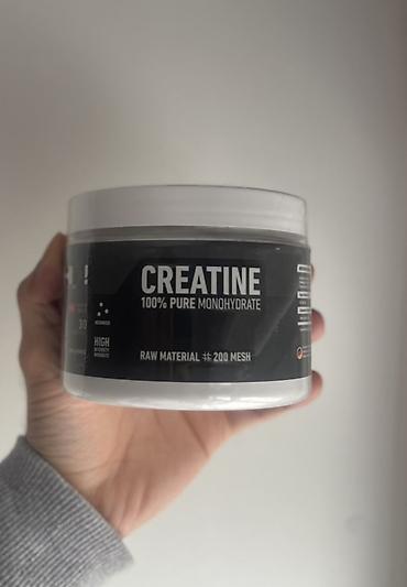 İdman qidaları: Kreatin Çəki: 100 - 200 g, Yeni — 1