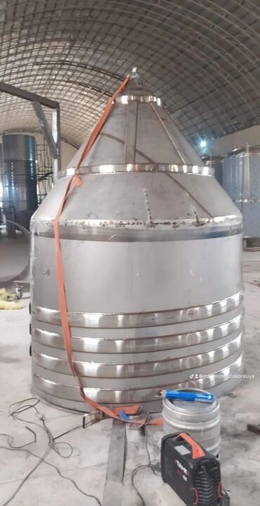 Baklar və çənlər: Paslanmayan poladdan süd və qida daşıma/saxlama çənləriSüd ve su — 23